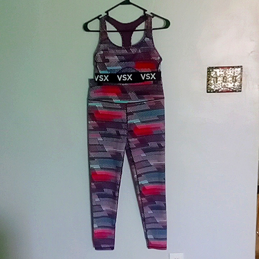 VSX sports bra and work out pants